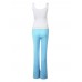 Women's Two Colors Casual Sleeveless Yoga Clothes Set