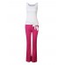 Women's Two Colors Casual Sleeveless Yoga Clothes Set