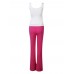 Women's Two Colors Casual Sleeveless Yoga Clothes Set