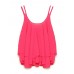 Women Casual Sexy Loose Sleeveless Vest Chiffon Tank Tops