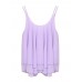 Women Casual Sexy Loose Sleeveless Vest Chiffon Tank Tops