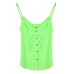 Candy Color Strap Vest For Women Chiffon Sleeveless Blouse Top