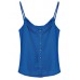 Candy Color Strap Vest For Women Chiffon Sleeveless Blouse Top