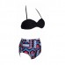 Geometry High Waist Bikini High-Waisted Bikini Set For Women