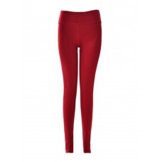 Women Candy Color Elastic High Waist Sport Yoga Pants Leggings