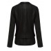 Women's Long Sleeve Artificial Leather Zipper Jacket Outwear