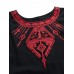 Ethnic Style Women Embroidery Sleeveless Back Button Cotton Tank Top