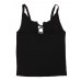 Sexy Summer Women Strap V Neck Lace Up Crop Top Tank Tops