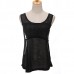 See Through Vest For Women Crew Neck  Loose Tank Tops