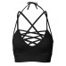 Sexy Women V Neck Backless Lace Up Crop Top Tank Top