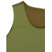 Slim Women Color Block Patchwork Sleeveless Tank Top