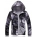 Thin Galaxy Print Outdoor Wicking Sun Protection Loose Long Sleeve Hooded Jacket