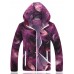 Thin Galaxy Print Outdoor Wicking Sun Protection Loose Long Sleeve Hooded Jacket