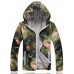 Thin Galaxy Print Outdoor Wicking Sun Protection Loose Long Sleeve Hooded Jacket