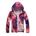 Thin Galaxy Print Outdoor Wicking Sun Protection Loose Long Sleeve Hooded Jacket