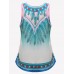 Casual Women Sleeveless Floral Print Summer Tank Tops Blouse