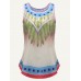 Casual Women Sleeveless Floral Print Summer Tank Tops Blouse