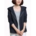 Casual Women Zip Pure Color Loose Jersey Jacket Coat Hoodie Sweatshirt