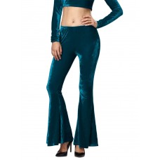 Fashion Women Bell Bottom Wide Leg Flared Long Pants