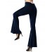 Fashion Women Bell Bottom Wide Leg Flared Long Pants