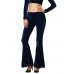 Fashion Women Bell Bottom Wide Leg Flared Long Pants