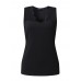 Casual Women Lace Patchwork V Neck Sleeveless Stretch Slim Tank Tops