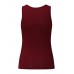 Sexy Women Lace-Up Plunge Tank Tops Stretch Slim Sleeveless Vests