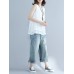 Fashion Sleeveless Pure Color Linen Women Tank Tops