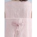 Fashion Sleeveless Pure Color Linen Women Tank Tops