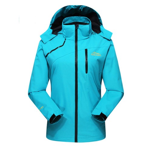 Women Casual Outdoor Waterproof Windproof Autumn Hooded Jackets