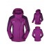 M-5XL Womens Outdoor Waterproof Windproof Detachable Hooded Climbing Jackets