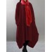 Women Pure Color Long Sleeve Asymmetric Hem Vintage Dress