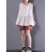 S-5XL Women Sleeveless O-neck Solid Color Pleated Tank Tops