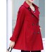 Women Casual Lapel Pockets Autumn Trench Coats