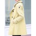 Women Casual Lapel Pockets Autumn Trench Coats