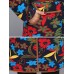 Women Fluff Thick Floral Print Pocket Hooded Coats（random shipping）