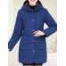 Women Pure Color Fleece Thicken Hooded Long Sleeve Coats