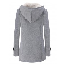 Women Winter Thick Hooded Long Sleeve Casual Coats