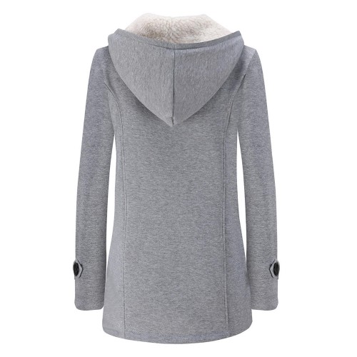 Women Winter Thick Hooded Long Sleeve Casual Coats