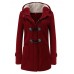 Women Winter Thick Hooded Long Sleeve Casual Coats